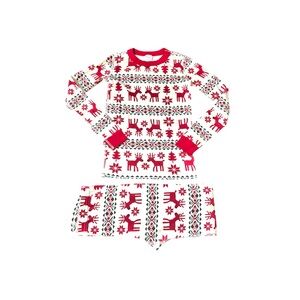 Hanna Andersson Dear Deer Pajamas Size 12 Organic Cotton